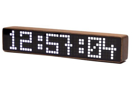 Chrono-Wood Clock - WiFi-enabled LED clock with wooden enclosure